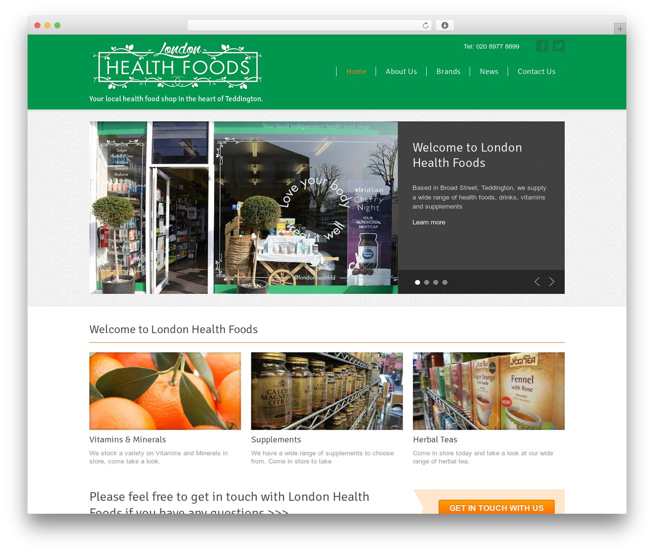 MultiPurpose best WordPress theme - londonhealthfoods.com
