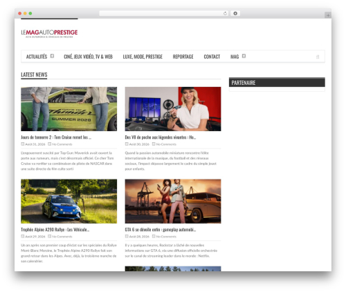 Orion Press WordPress theme - lemagautoprestige.com