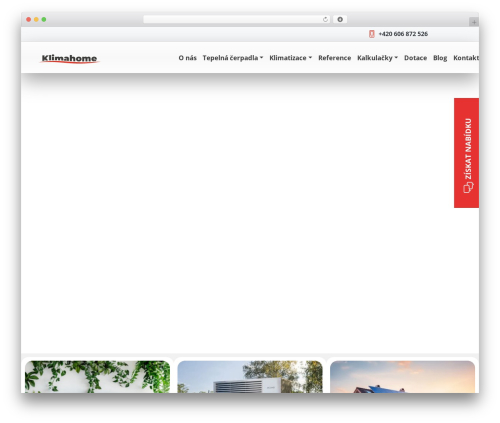 Theme WordPress Bootstrap Basic4 - klimahome.cz