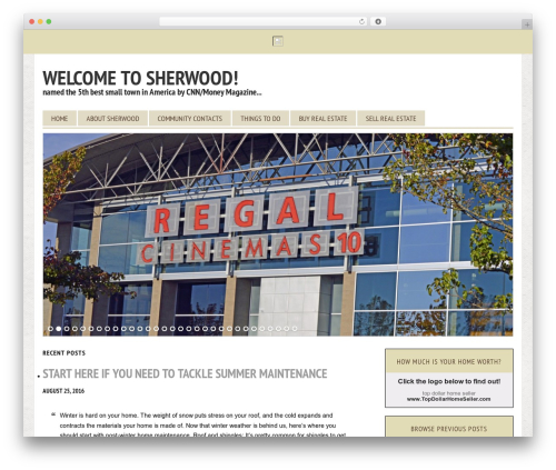 Theme WordPress Genesis - liveinsherwoodoregon.com