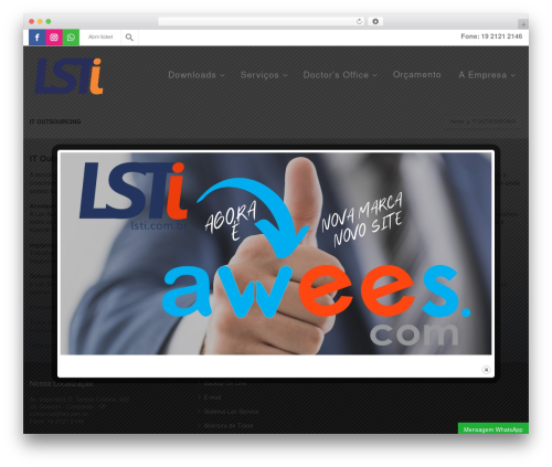 WordPress theme Envision - lsti.com.br/it-outsourcing