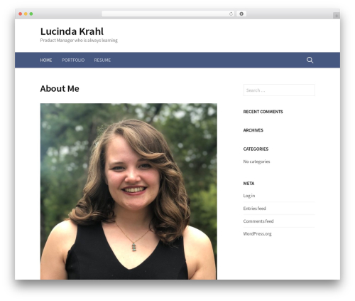 WordPress theme First - lucindakrahl.com WordPress theme First - lucindakrahl.com