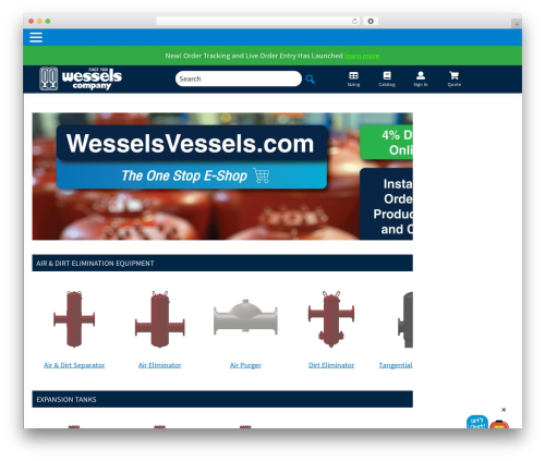 WordPress theme Genesis - wesselsvessels.com