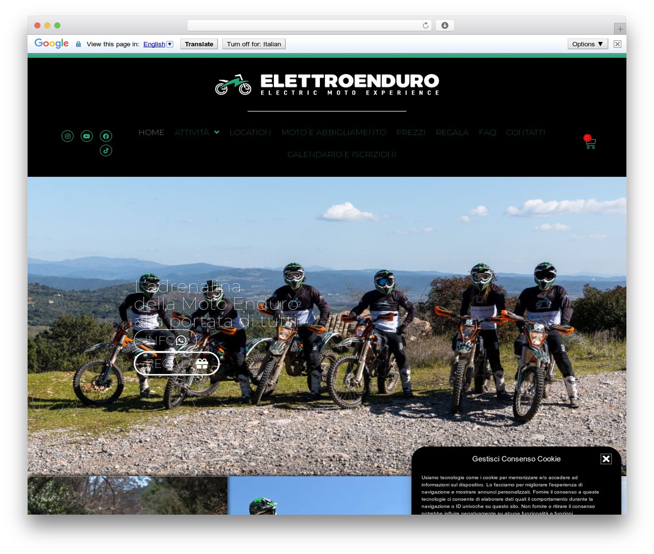 WordPress theme Hello Elementor Child - elettroenduro.it