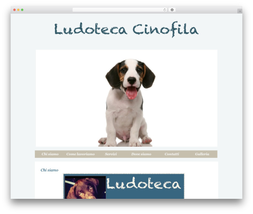 WordPress theme LudotecaCinofila Theme - ludotecacinofila.it