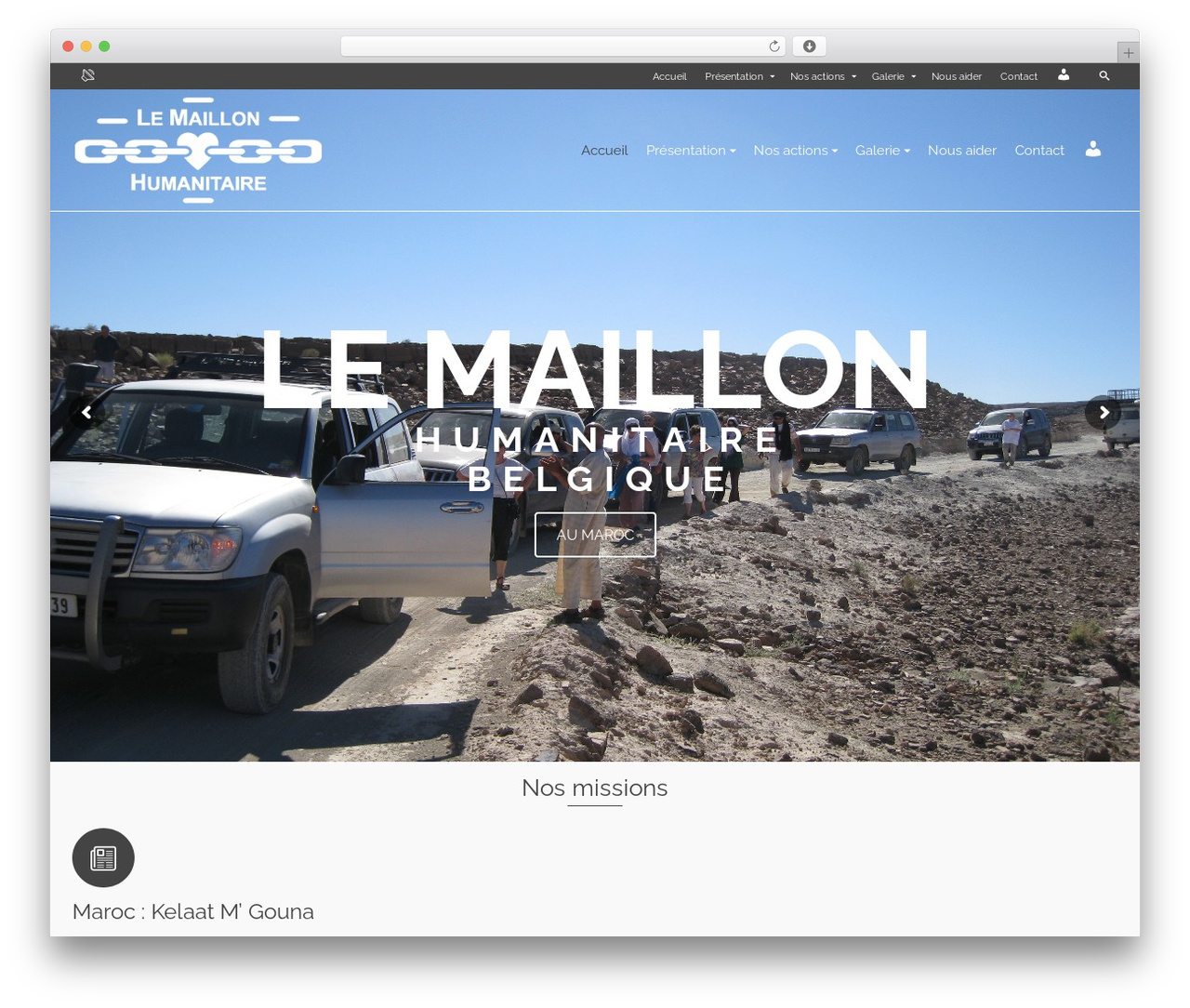 WordPress theme Pinnacle Premium - lemaillonhumanitaire.be