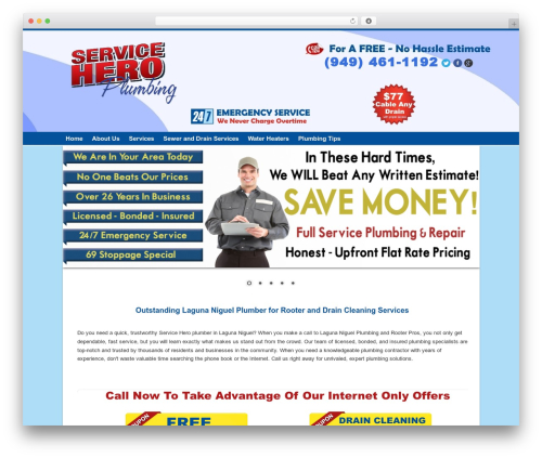WordPress theme SmallBiz Dynamic - lagunaniguelplumber.org