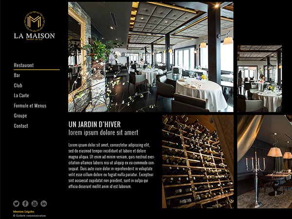 WordPress theme Theme La Maison by Esthete Communication