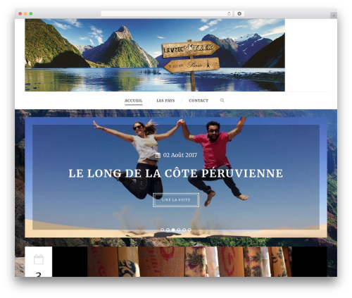 WordPress website theme Simple Article - levzec-en-trek.fr
