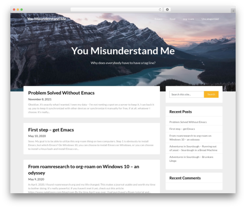 WP theme Adaptable Notes - carolstone.com
