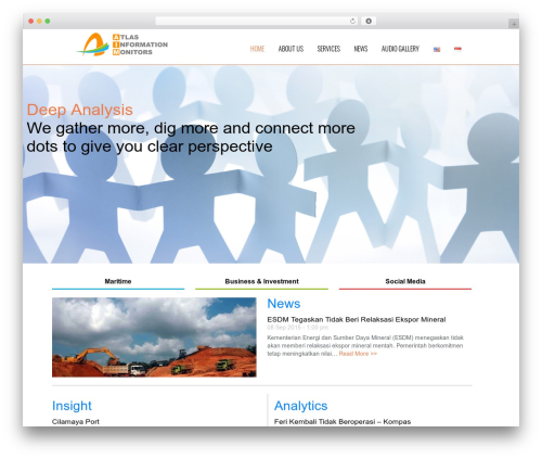 Simple contact info WordPress plugin - aim-services.co.id