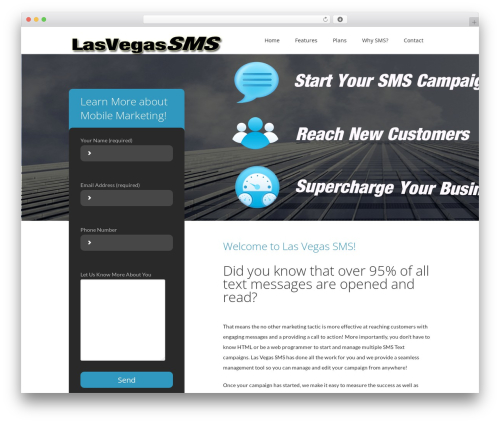 Attraction WordPress theme - lasvegassms.com