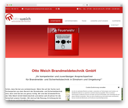 Backauf Theme WP theme - brandmeldetechnik-weich.de