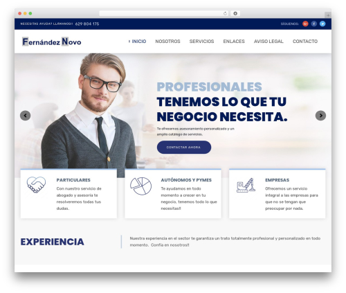 Consultix theme WordPress - fernandeznovoasesores.com
