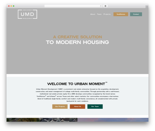 Defaulto WordPress website theme - urbanmoment.com