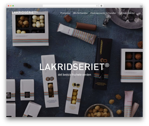 Frankly Theme theme WordPress - lakridseriet.dk