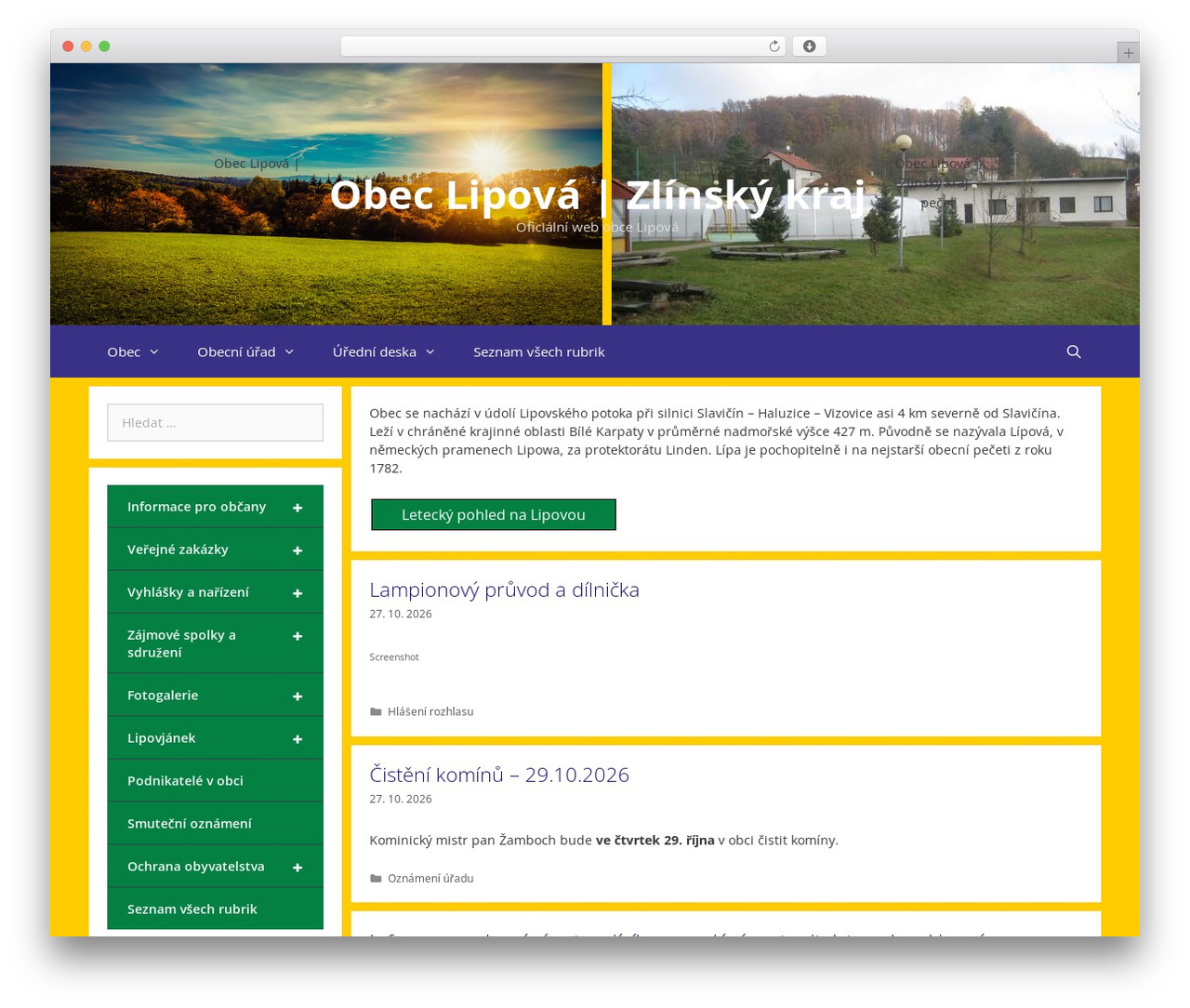 GeneratePress free WordPress theme - lipova-obec.cz