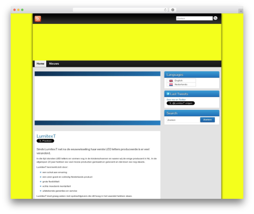 Really simple twitter feed widget WordPress plugin - lumitext.com