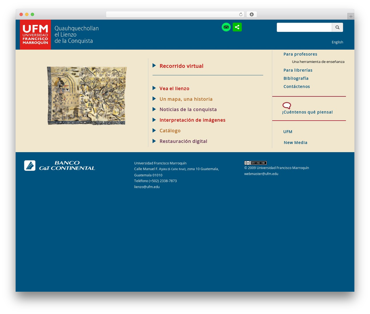 Lienzo Nuevo top WordPress theme - lienzo.ufm.edu