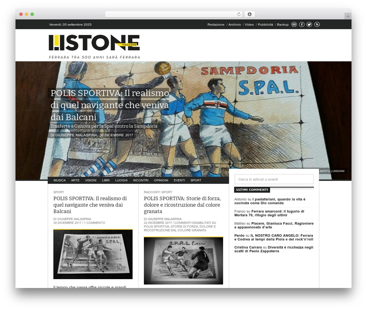 Listone Mag WordPress theme - listonemag.it