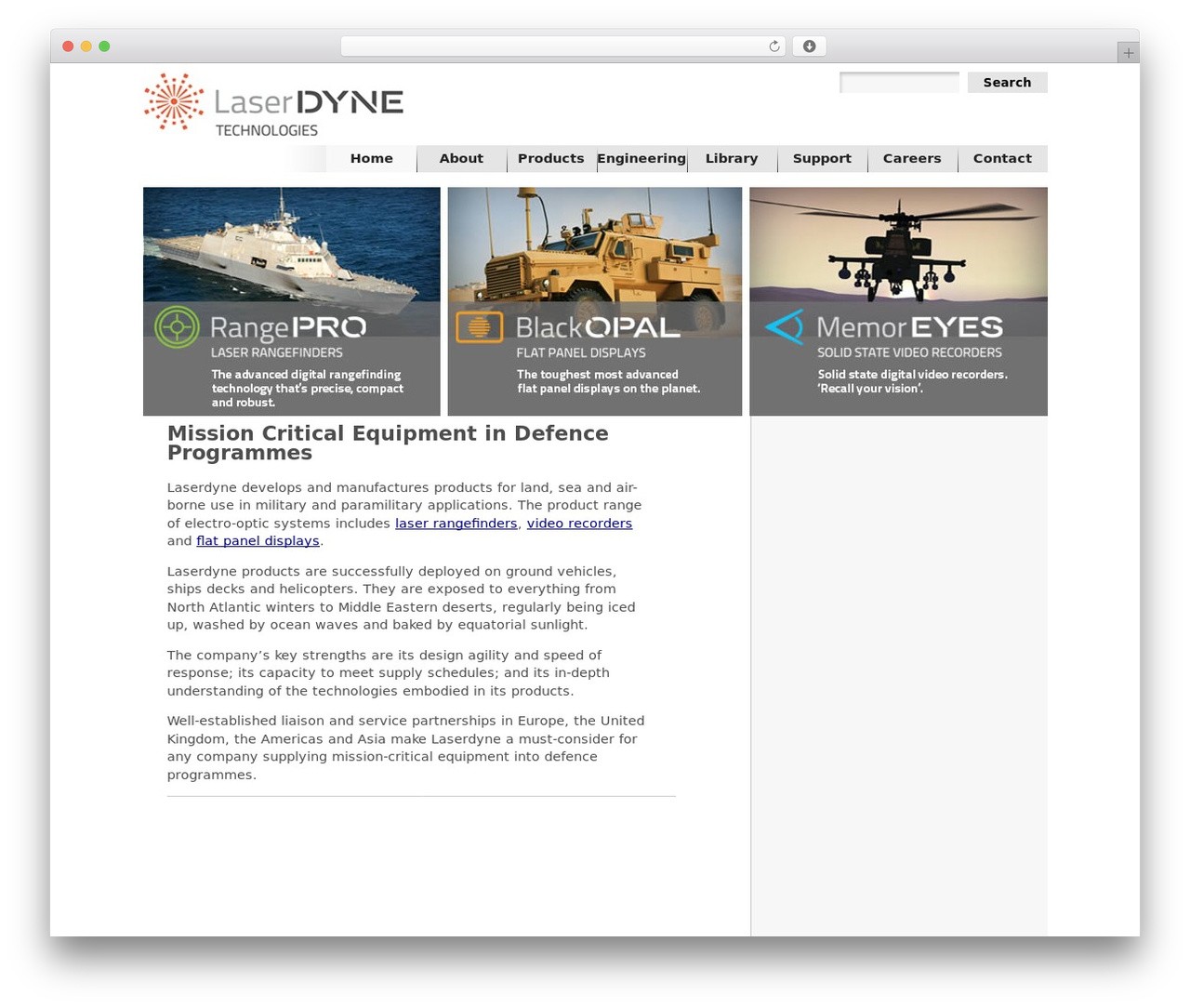 OM4 theme WordPress - laserdyne.com.au