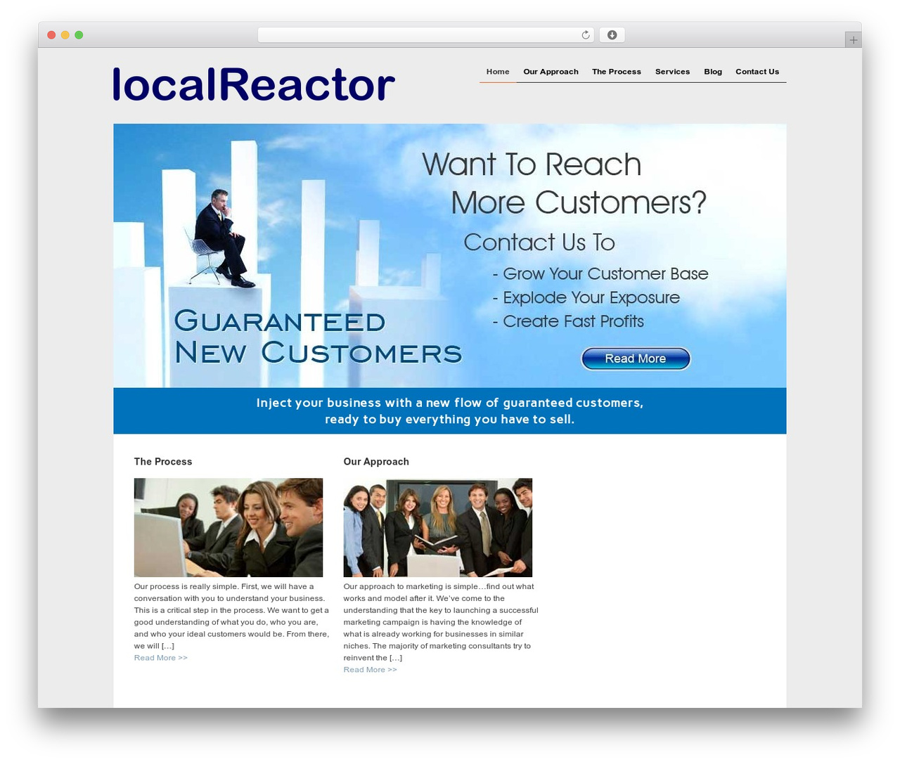 Proyecto WordPress theme design - localreactor.com Proyecto WordPress theme design - localreactor.com