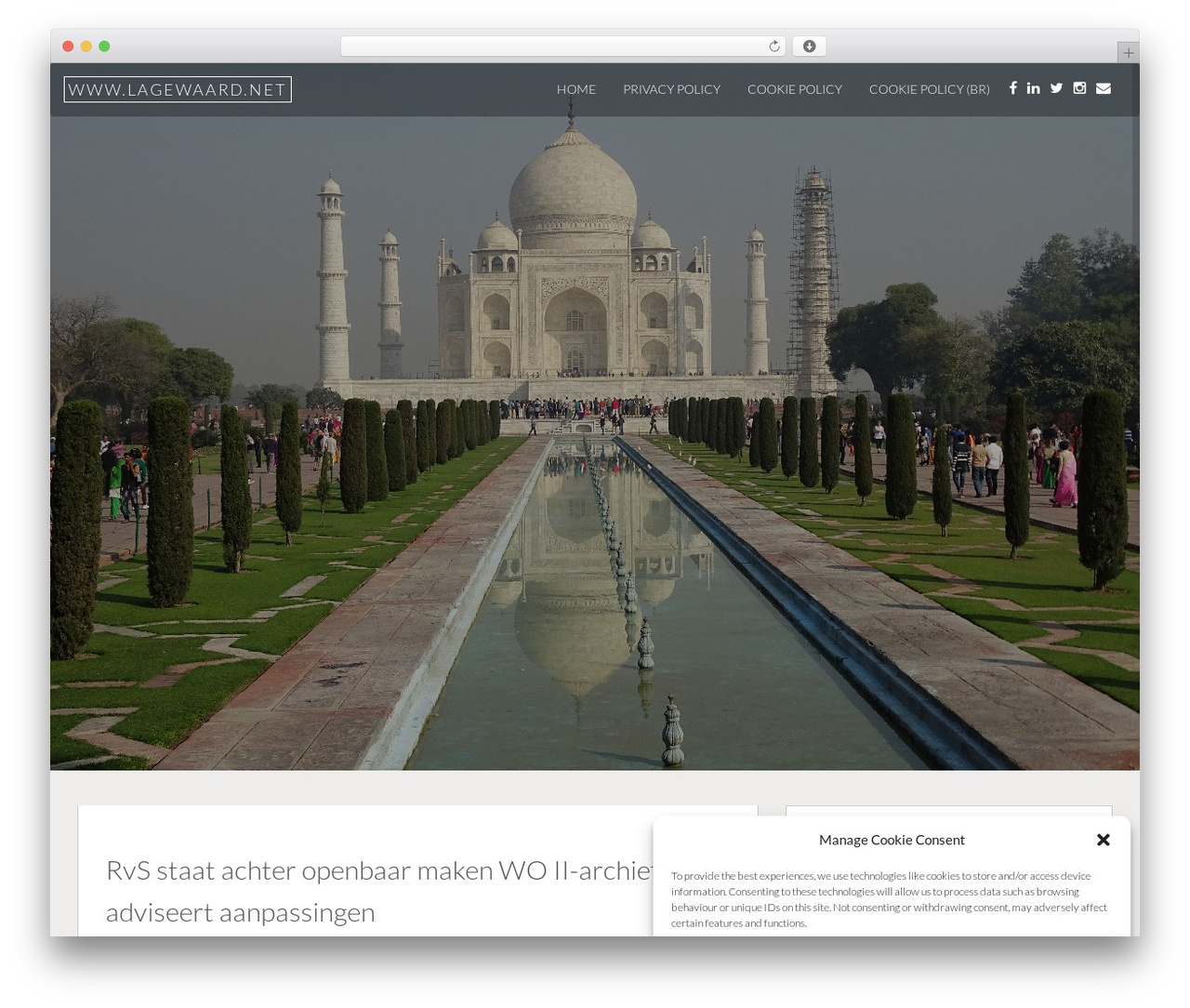 SimpleShift best free WordPress theme - lagewaard.net