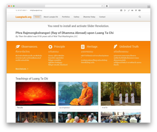 Souffle WordPress theme design - luangtachi.org