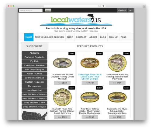 Theme WordPress LocalWaters2015 - localwaters.us