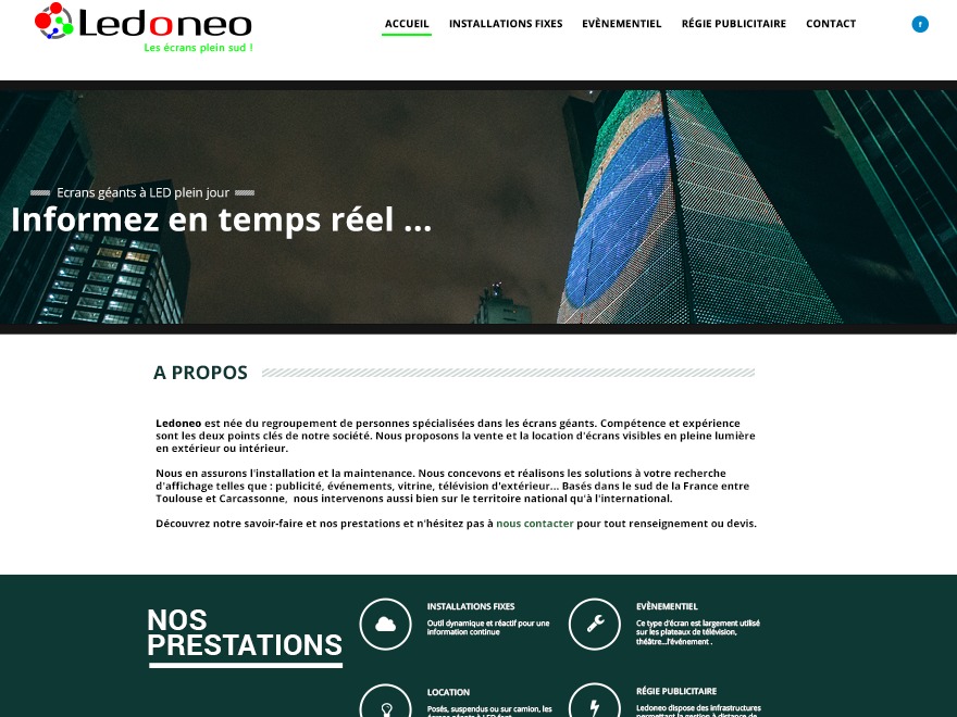 Thème de Lédonéo WordPress theme by VAWEC