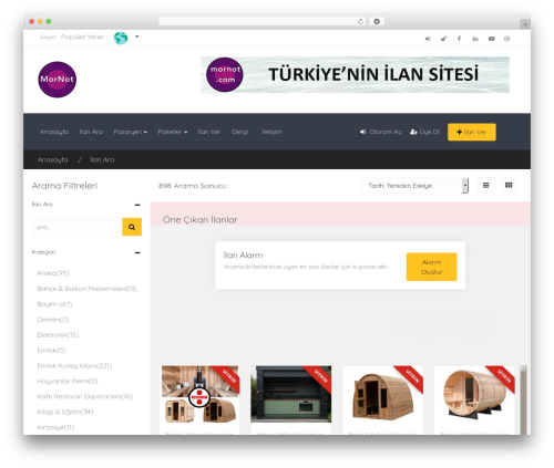 Theme WordPress adforest - mornot.com