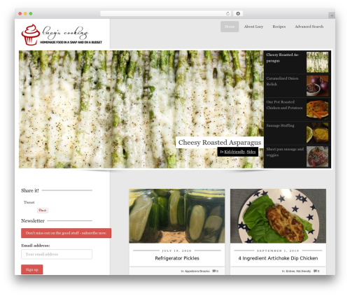 Foodiepress WordPress plugin - lucyscooking.com