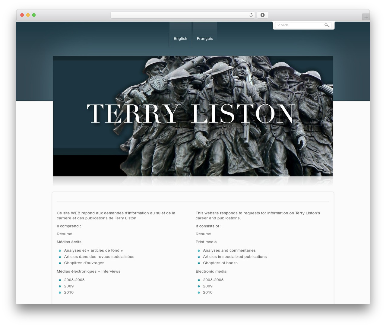 WordPress theme DynamiX - liston.co
