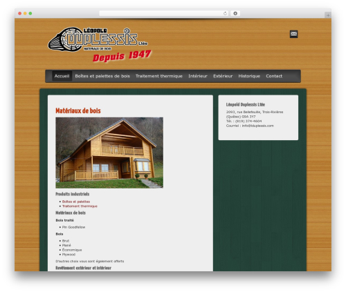 WordPress theme Base Theme - leopoldduplessis.com