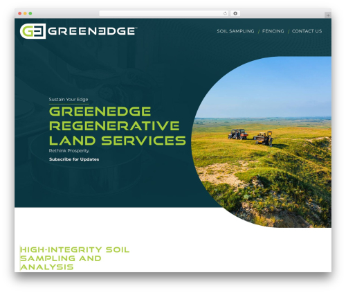 WordPress theme Beaver Builder Theme - greenedges.com