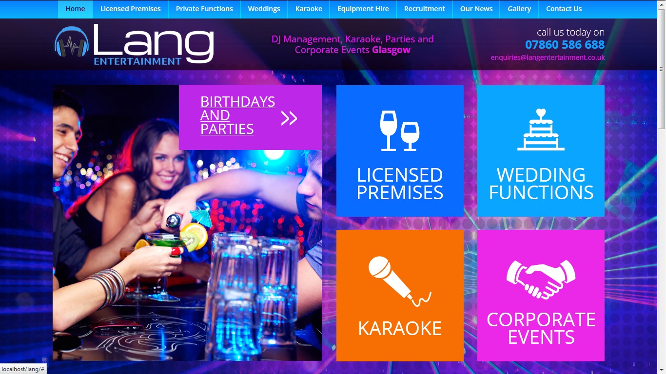 WordPress theme Lang Entertainment WordPress theme Lang Entertainment
