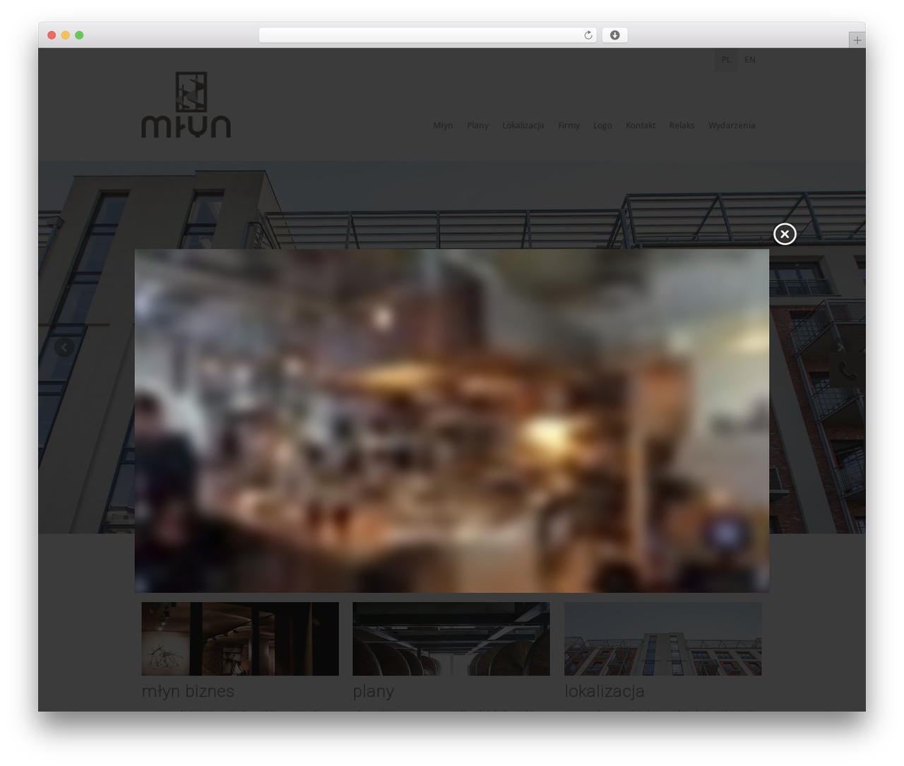 WordPress theme Lofts - loftykrakow.pl