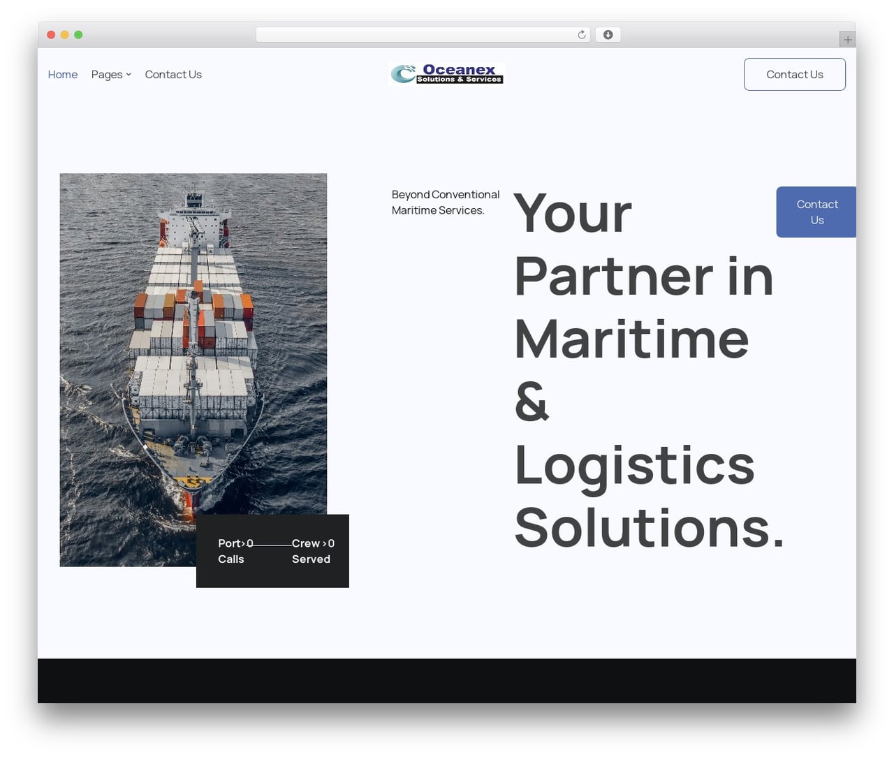WordPress theme Solace - oceanexsolutions.com
