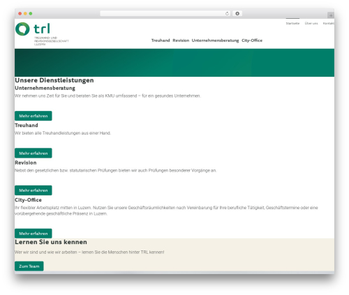 WordPress theme Studio - trl.ch