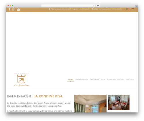 WordPress theme WP Nuvo - larondinepisa.it