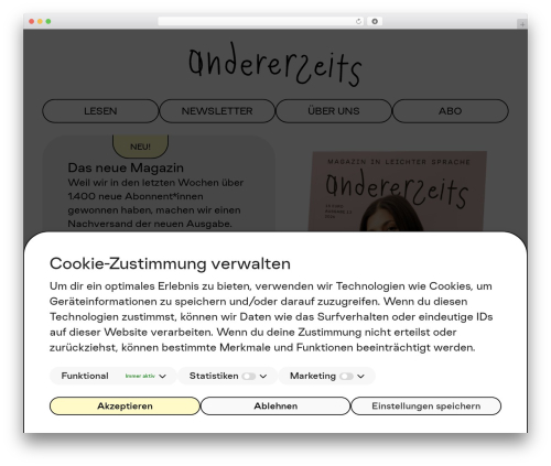Wp plenigo WordPress plugin - andererseits.org