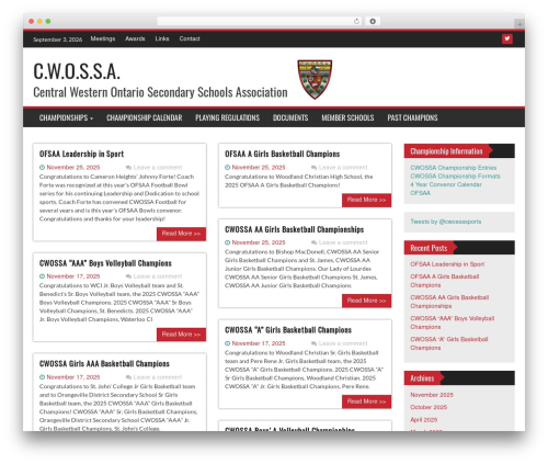 WP FanZone WordPress theme - cwossa.ca WP FanZone WordPress theme - cwossa.ca