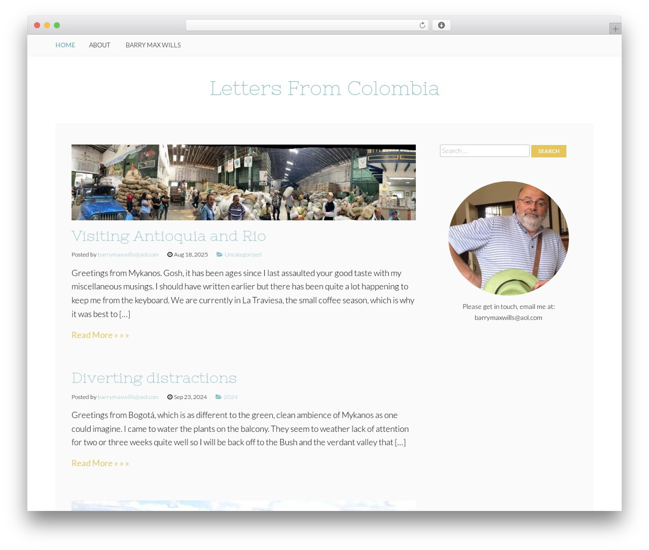 WP theme Crescent - lettersfromcolombia.com WP theme Crescent - lettersfromcolombia.com