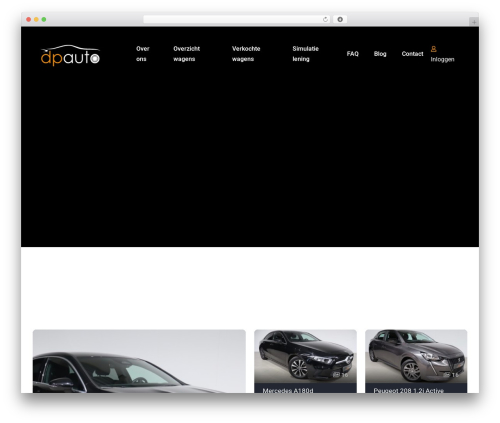 WP theme Vehica - dpauto.be
