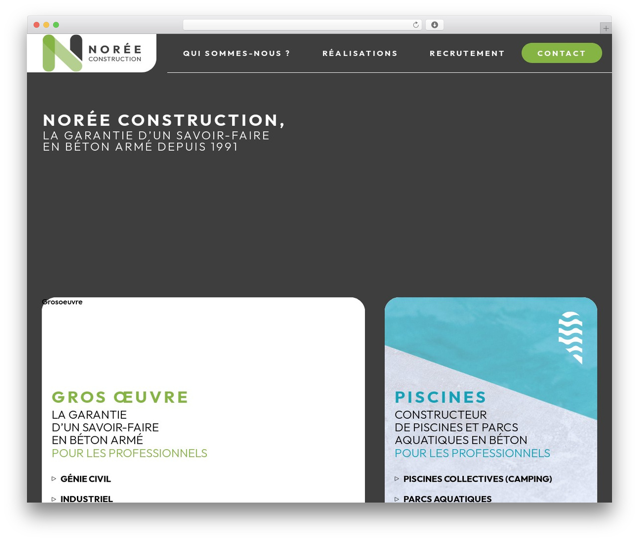 WPKR WordPress website theme - noree.fr