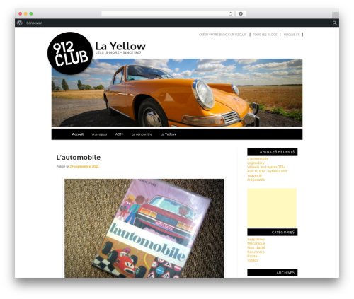 912blogs WordPress theme - layellow.912club.fr