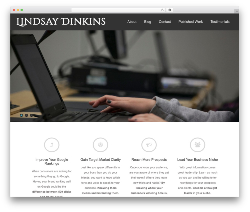 WordPress Landing Pages (landing-pages) free WordPress plugin - lindsaydinkins.com