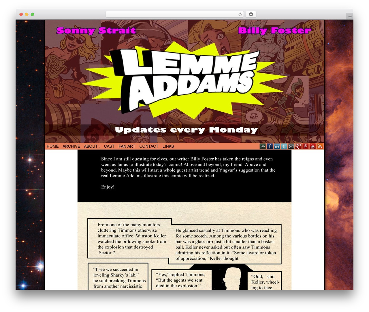 Best WordPress theme ComicPress - lemmecomics.com