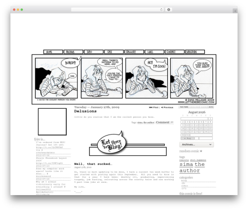 ComicPress 3C theme WordPress - lettherebecomic.com
