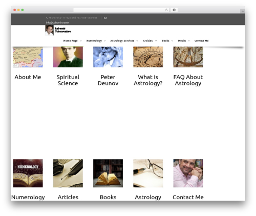 Cosmos premium WordPress theme - lubomir.name